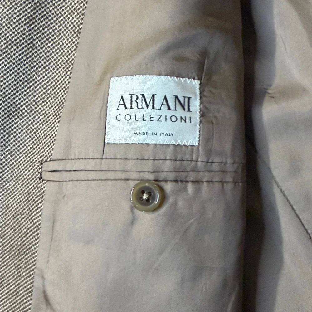 Armani Collezioni Silk Cashmere Blazer. 46L